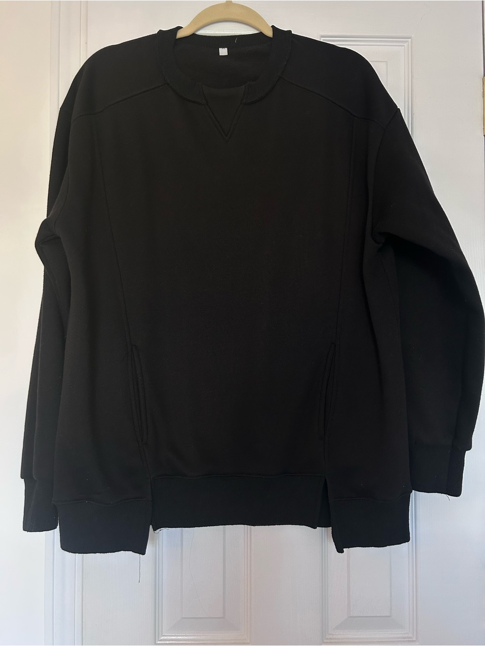 Women’s Black Crewneck Sweatshirt - Size Medium
